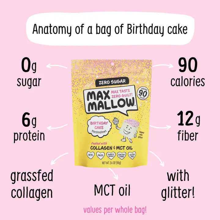Sugar Free - Birthday Cake Max Mallow