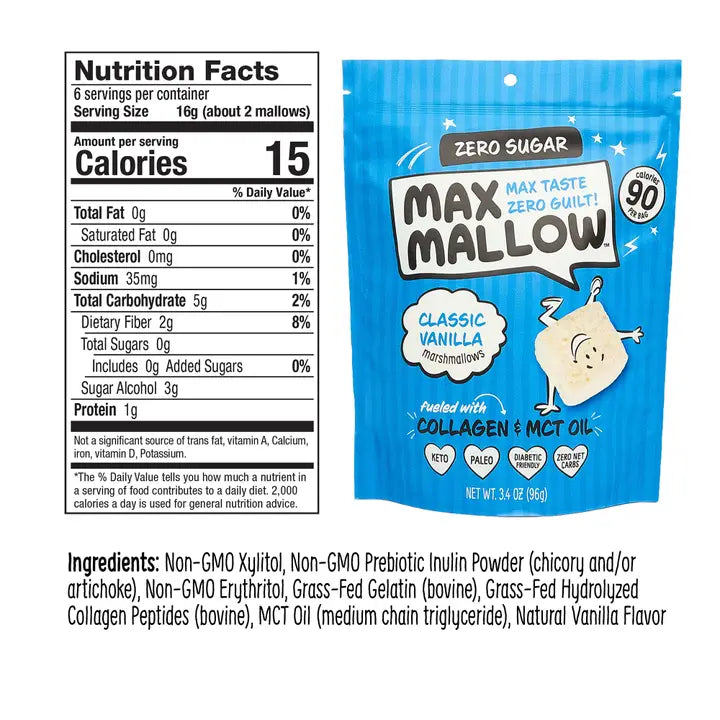 Sugar Free - Classic Vanilla Max Mallow