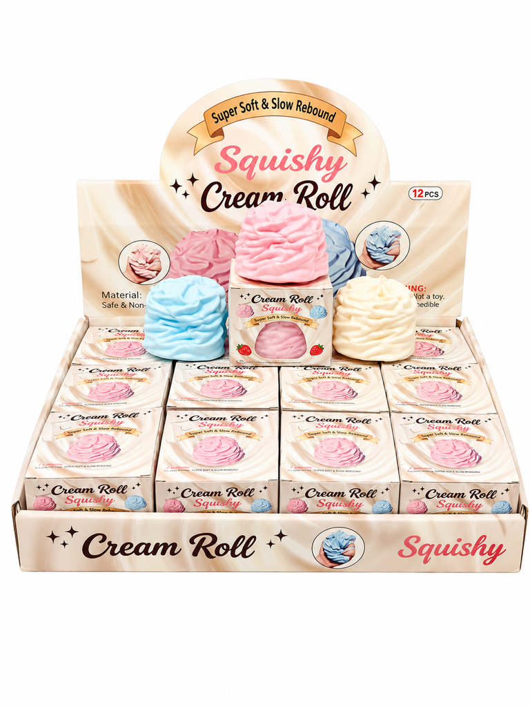 Crunchy Cream Roll Squishy