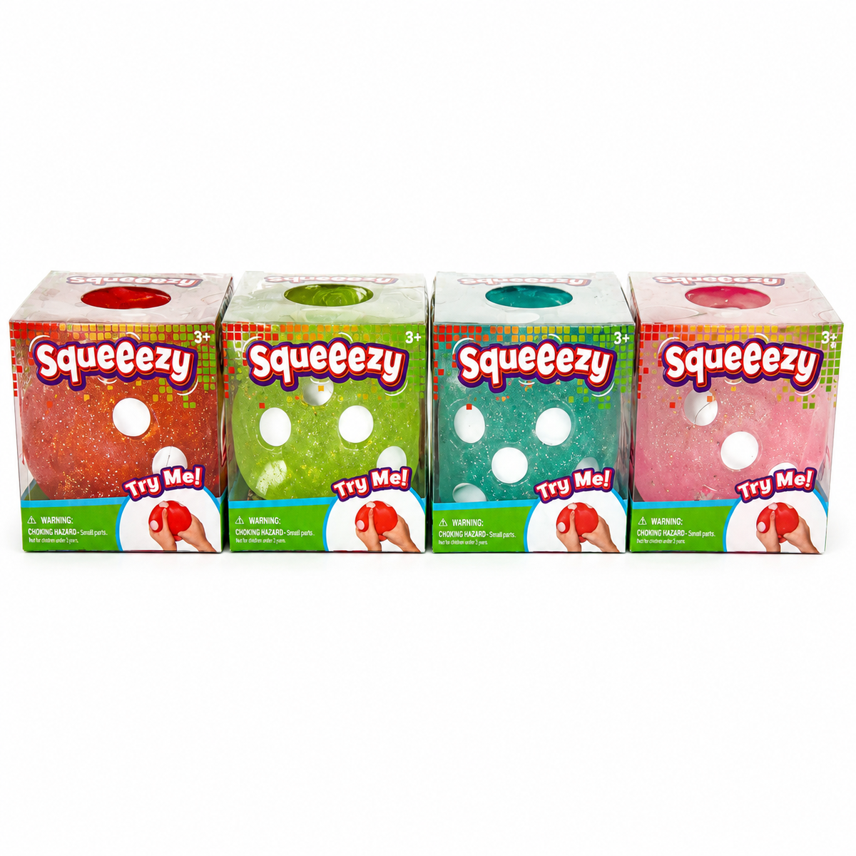 Jumbo Glitter Dice Squishy – Jumbo Sensory Stress Ball & Fidget Toy