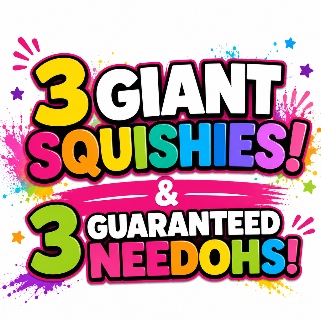Jumbo Squishy Gift Set W/ Needohs