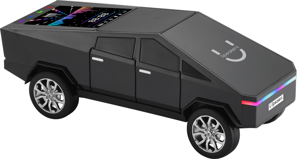 Bluetooth Wireless Cybertruck Speaker – Powerful Sound & LED Design