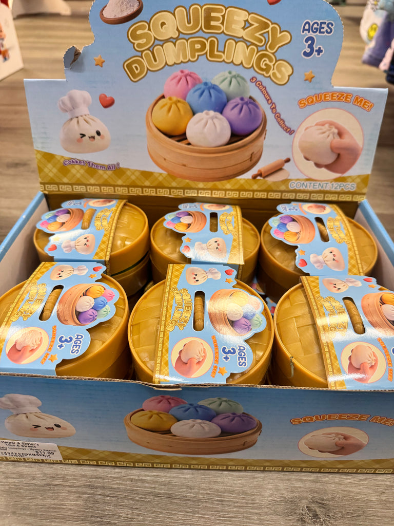 Rainbow Squishy Dumpling Mystery Bun