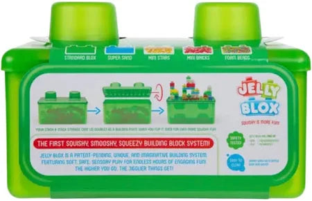 Jelly Blox 30pc Set large collection of gel-based squishy building blocks