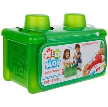 Jelly Blox 30pc Set large collection of gel-based squishy building blocks