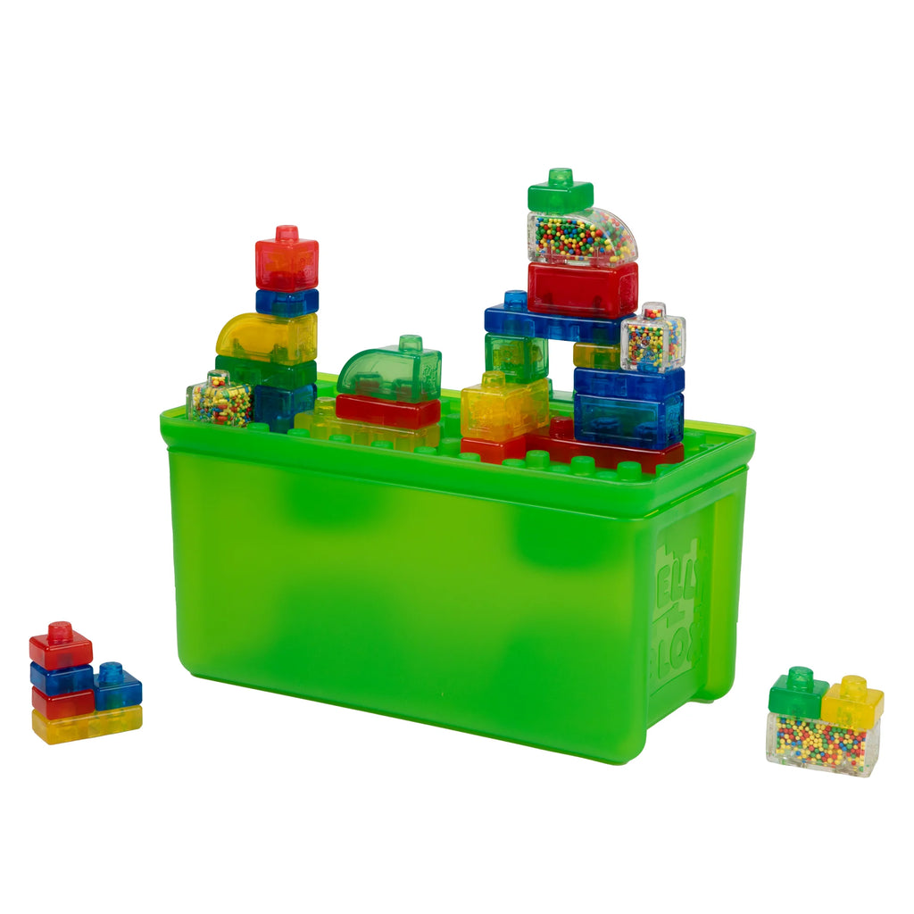 Jelly Blox 30pc Set large collection of gel-based squishy building blocks