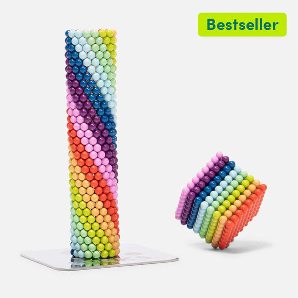 Speks Matte Spectrum rainbow-colored matte finish magnetic building spheres