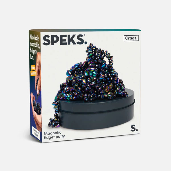 Oil Slick Crags iridescent magnetic building blocks for creative STEM construction play