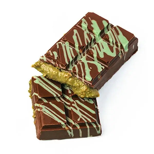 Pistachio Dubai Chocolate Bar with premium pistachio nuts and luxury chocolate