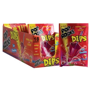 Sour Strawberry Pop Rocks Dips