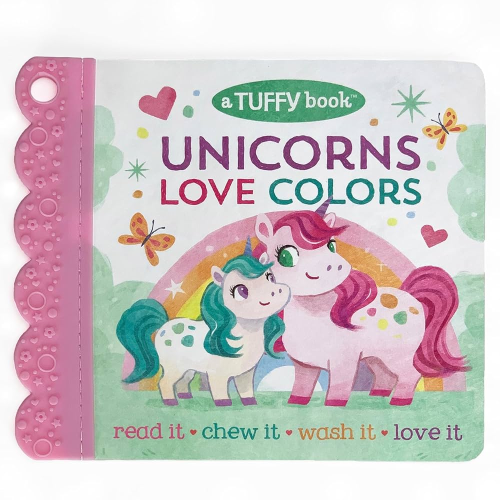 Unicorns Love Colors picture book teaching kids about colors