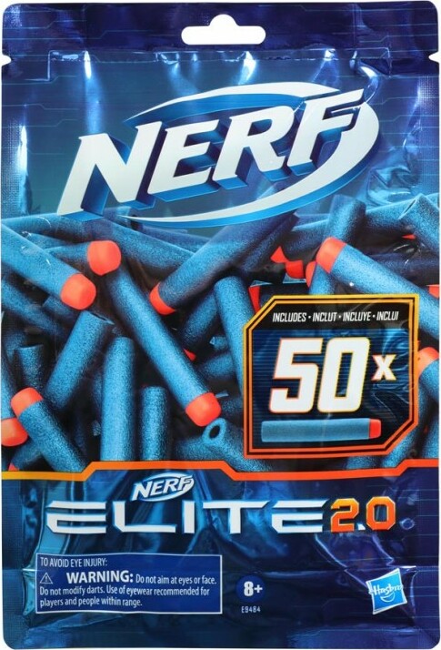 Nerf Elite 2.0 Refill pack with 50 official foam darts for Elite blasters