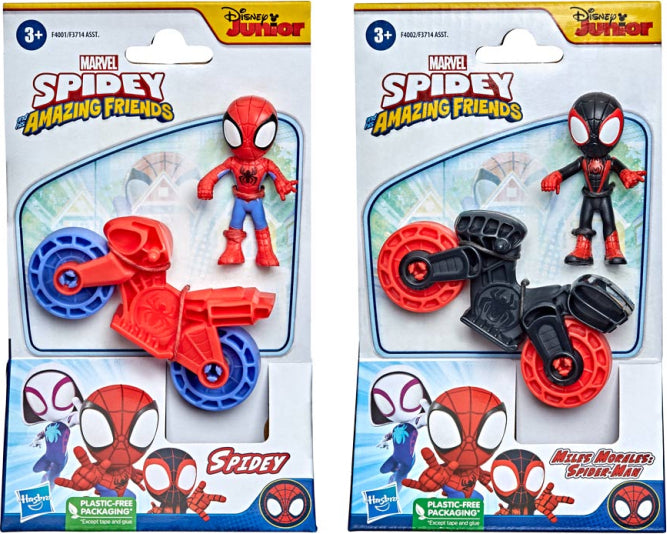 Spidey and his Amazing Friends - Bike and Figure (Assorted)