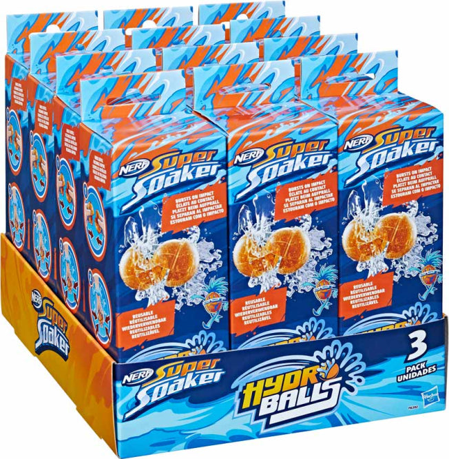 Nerf Super Soaker Hydro Ball 3 Pack water toys for exciting outdoor water play