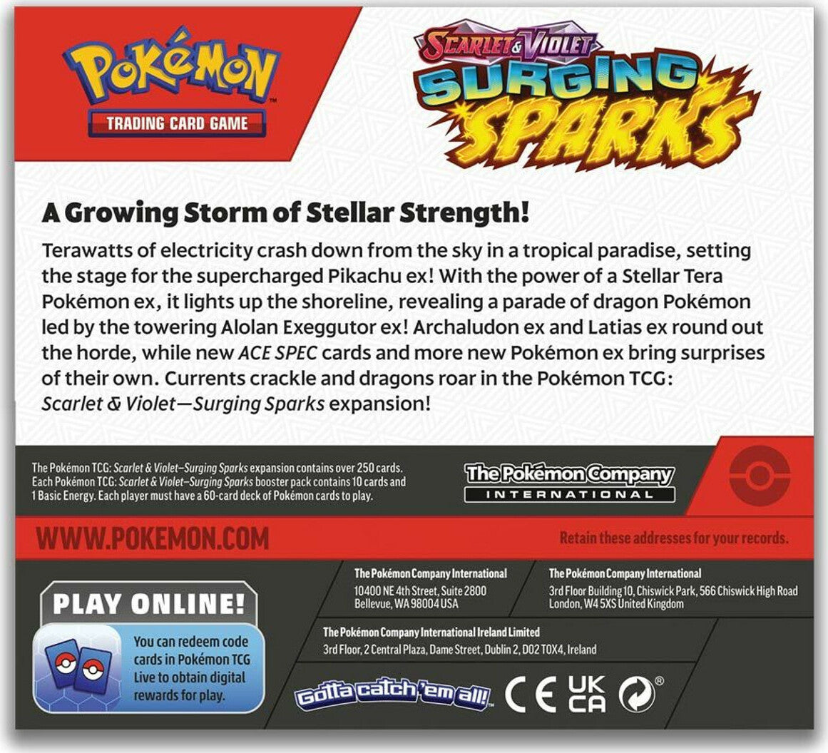 Pokémon TCG: Scarlet & Violet 8: Surging Sparks: Booster