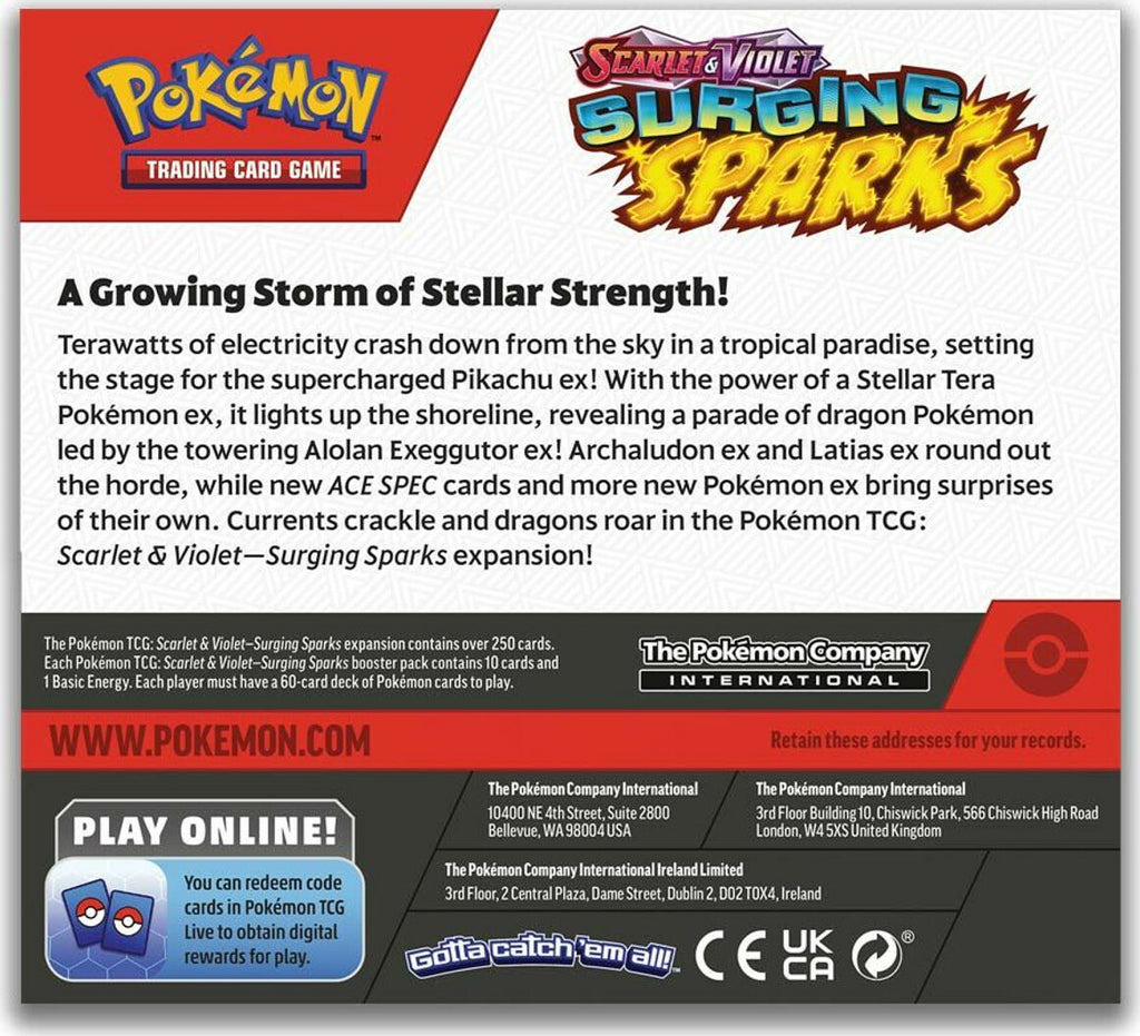 Pokémon TCG: Scarlet & Violet 8: Surging Sparks: Booster