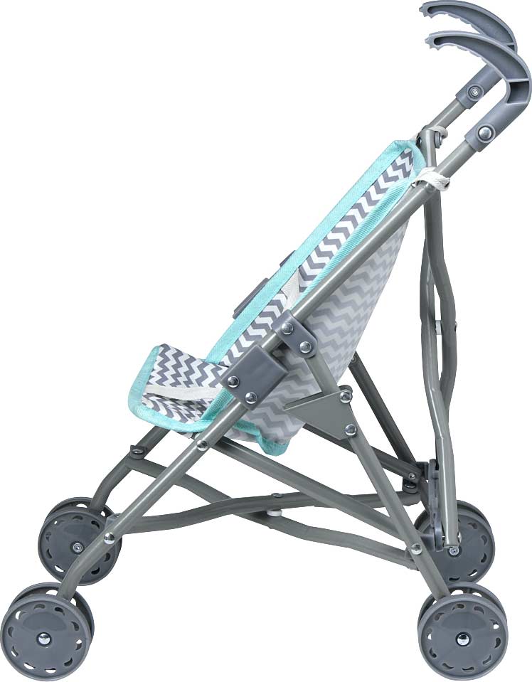 Zig Zag Small Umbrella Stroller for dolls with compact folding design