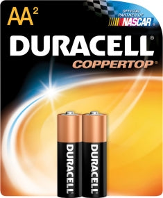 AA Battery 2-pack alkaline batteries for electronic devices and toys, Duracell compatible power source