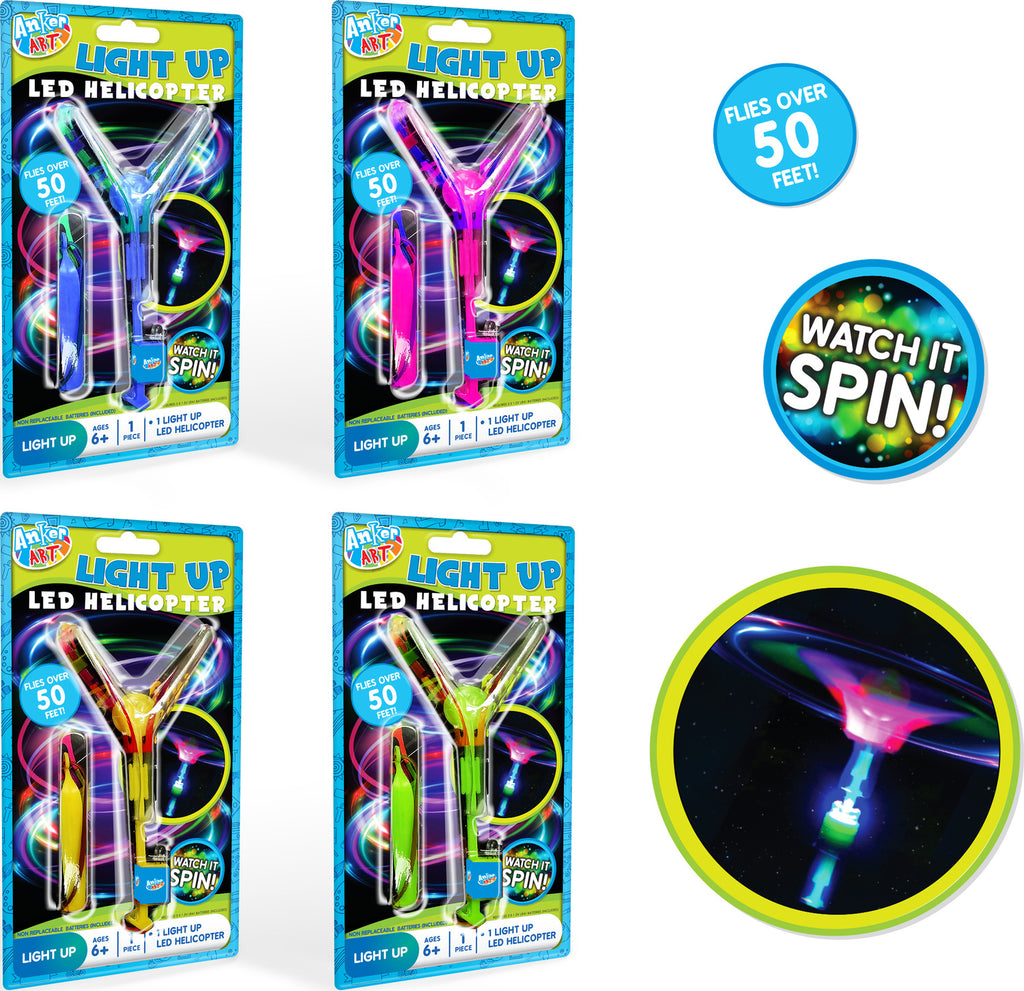 Light Up Helicopter (assorted)