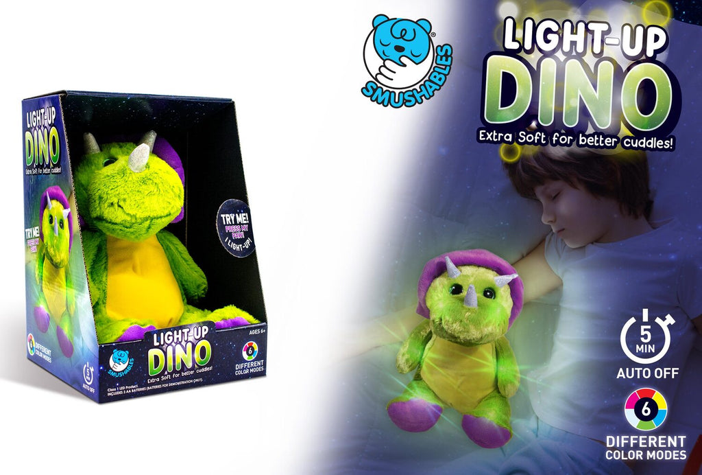 Light-Up Plush Dino (10 Inch)