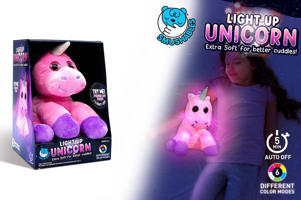 Light-Up Plush Unicorn (10 Inch)