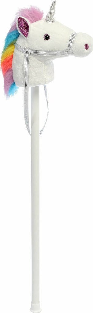 Aurora Giddy Up Friends Stick Animals 37" Unicorn White