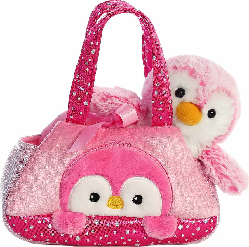 Aurora Fancy Pals™ - 7" PomPom Penguin - Pink