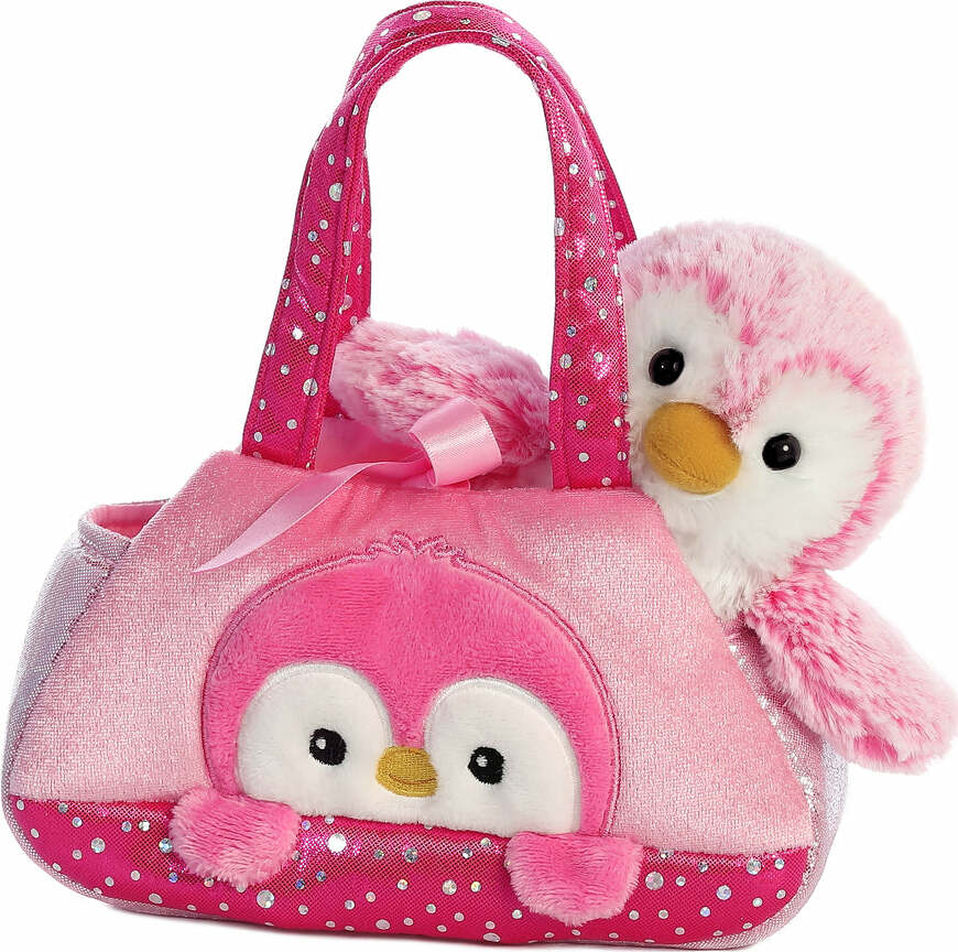 Aurora Fancy Pals™ - 7" PomPom Penguin - Pink