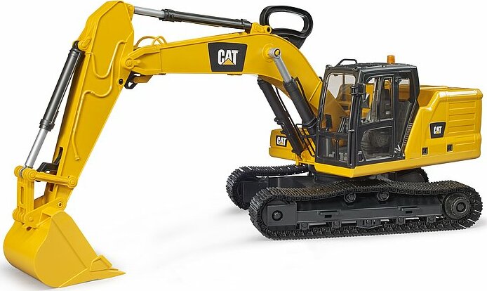 Cat® Excavator - Bruder CAT excavator with working arm and bucket for demanding construction and digging operations
