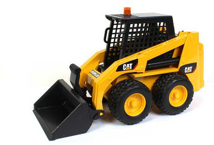Caterpillar Skid Steer Loader - Bruder CAT skid steer with working bucket for construction and landscaping play