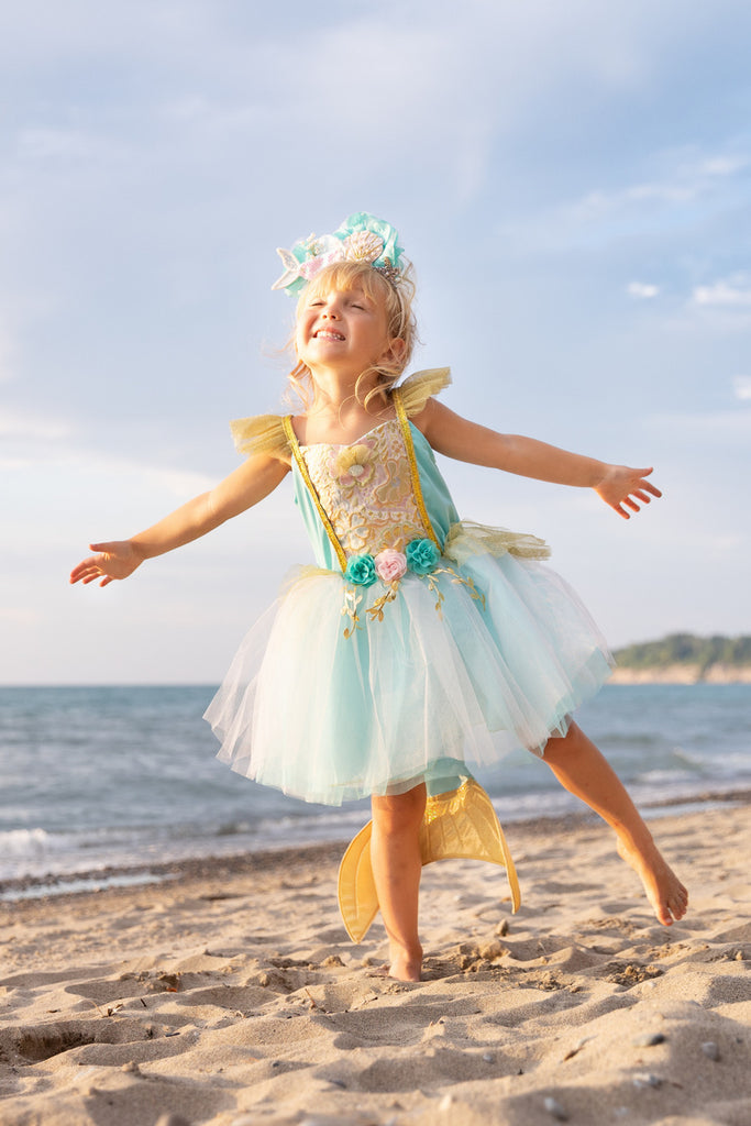 Mermalicious Dress With Tail (Size 5-6)