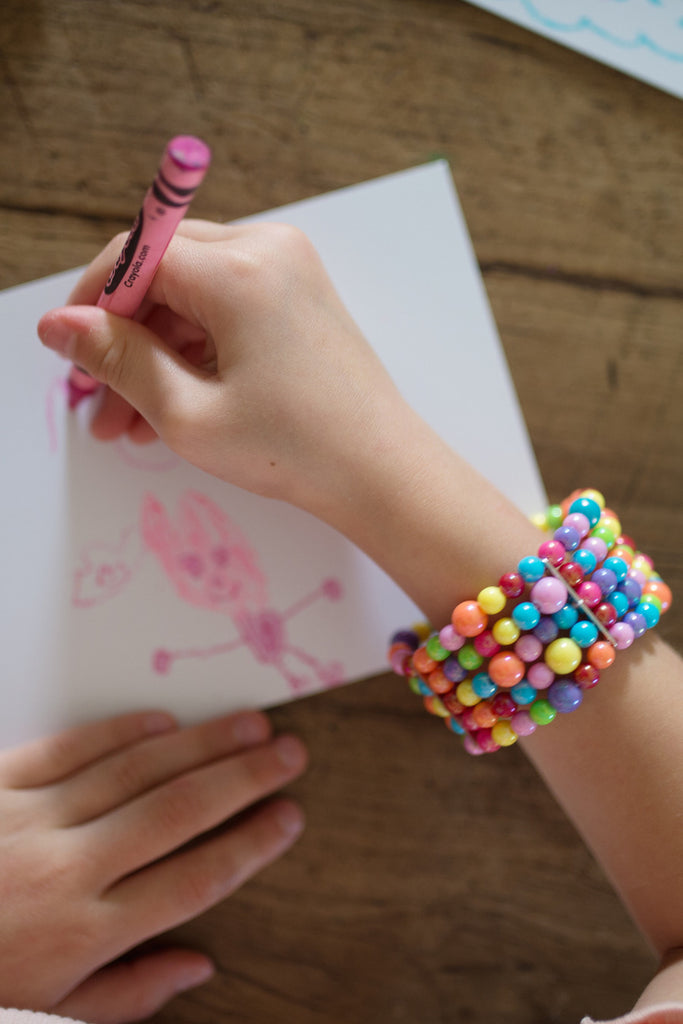 Gumball Galore Bracelet with colorful gumball-inspired beads for sweet styling