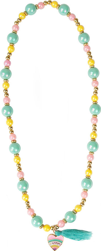 Mango Tango Necklace with vibrant orange and tropical fruit-inspired design