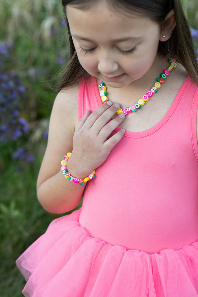 Fruity Tooty Necklace with colorful fruit-inspired design for dress-up play