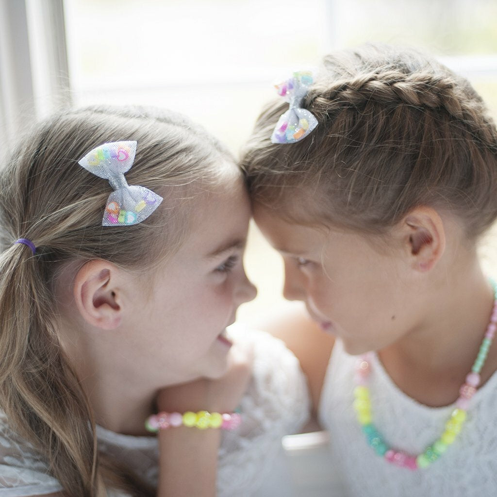 Bowtastic Party Hairclips with colorful bow designs for festive hair styling