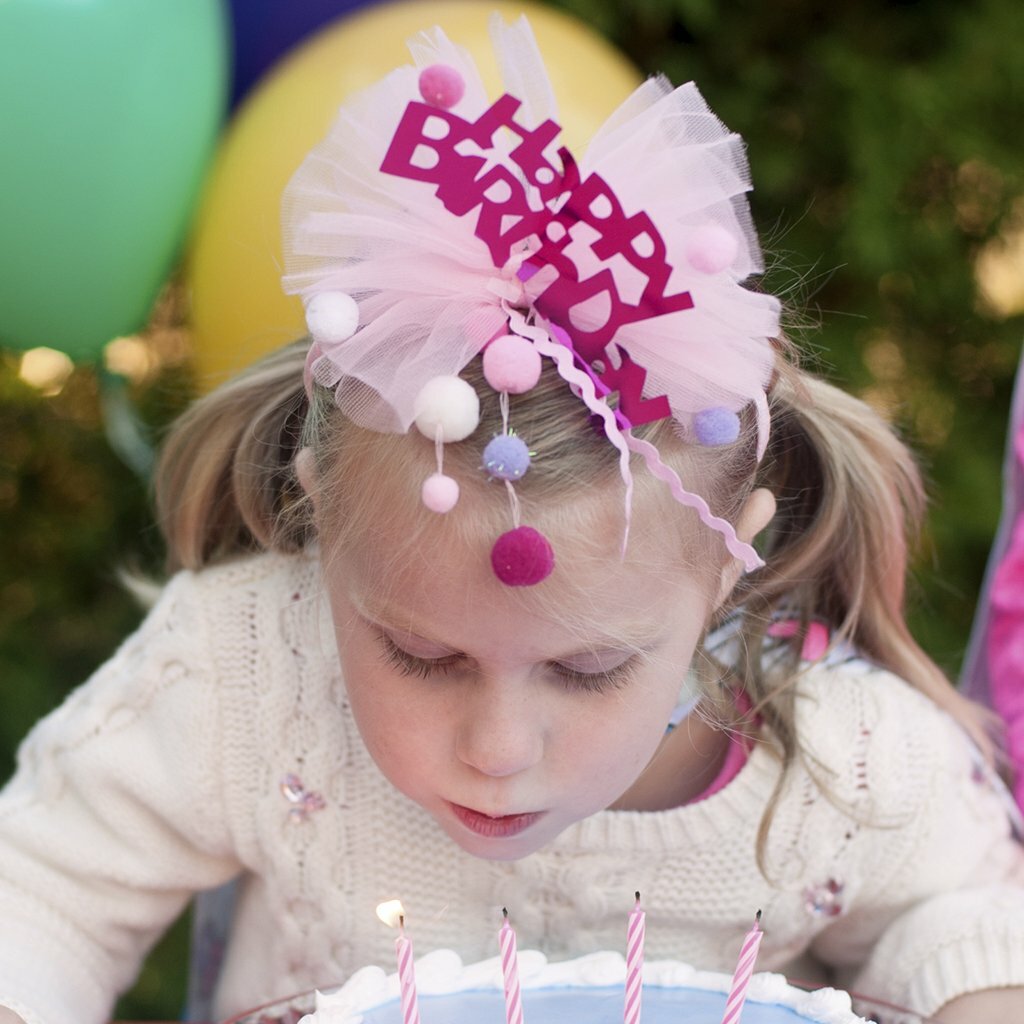Happy Birthday Headband for special celebration dress-up and party fun
