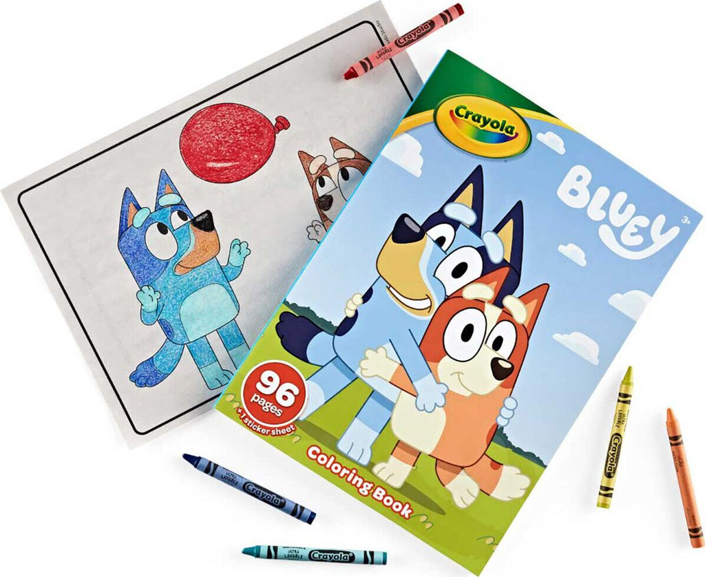96 Page Coloring Book Bluey featuring beloved characters and scenes for endless coloring adventures and creative fun