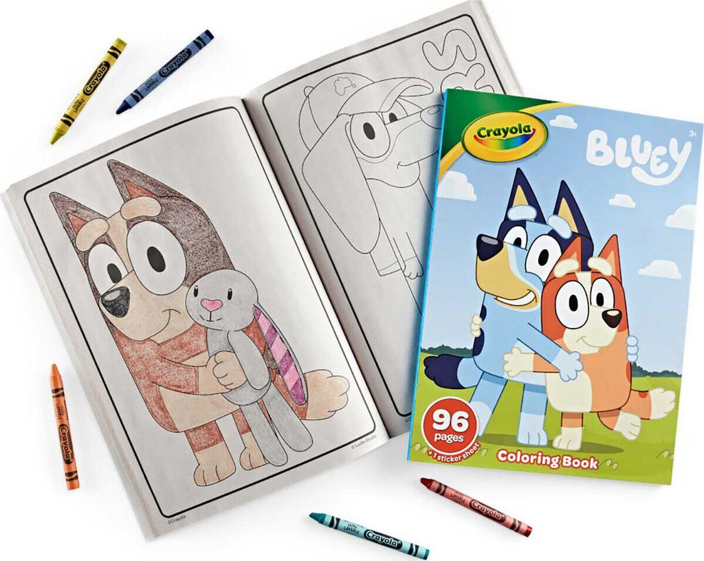 96 Page Coloring Book Bluey featuring beloved characters and scenes for endless coloring adventures and creative fun