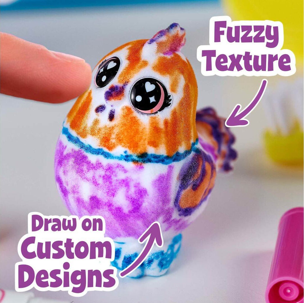 Crayola Scribble Scrubbie Pets carnival playset with ferris wheel, washable pet figures, and markers