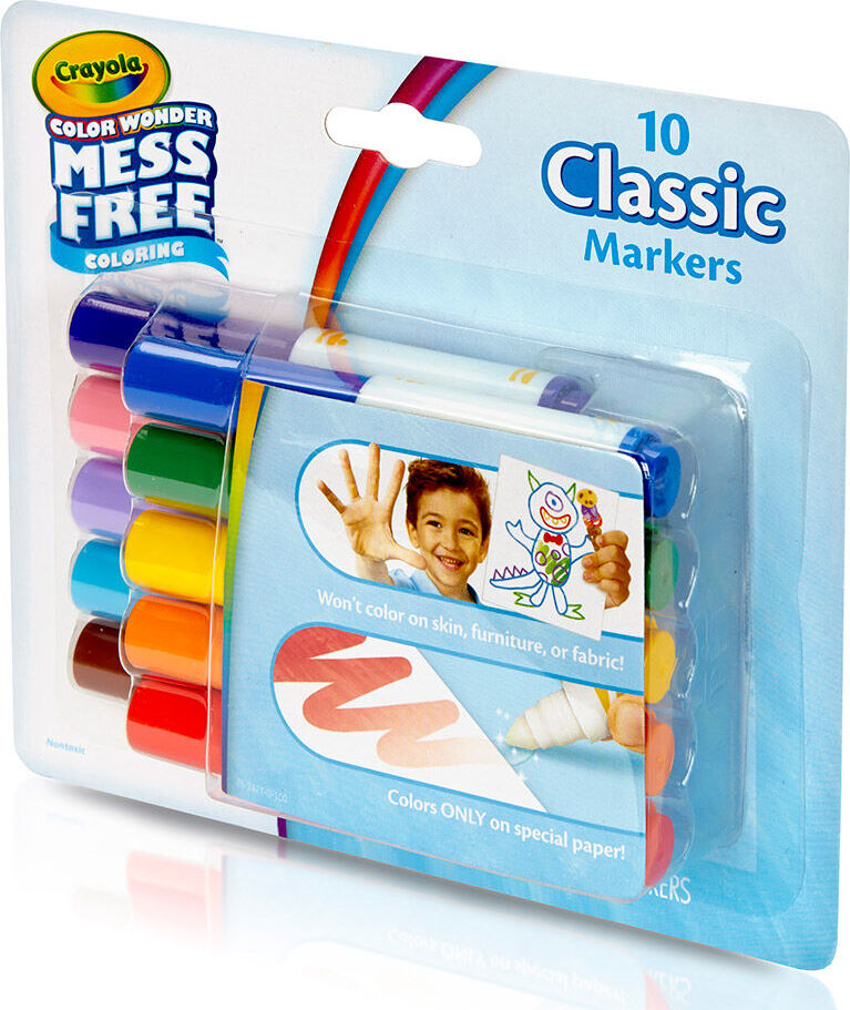 10 Count Color Wonder Washable Mini Markers - Classic Colors