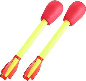 Stomp Rocket Ultra LED Refill – 2 Foam Rockets with Bright Lights