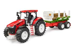 Roadmax Tractor w/ Forestry Trailer - BRUDER TOYS realistic toy vehicle for kids' imaginative play