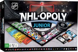 NHL Opoly Jr Board Game