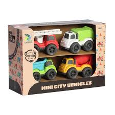 Small City Vehicles - Aurora World colorful mini toy car set for toddlers' imaginative city play