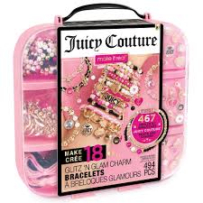 Juicy Couture Glitz N Glam Jewelry Kit with sparkling beads and charms for DIY accessories