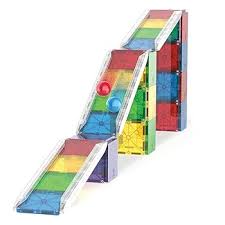 Magna-Tiles® 90-Piece Rail Racers Set – Magnetic Building & Racing Toy