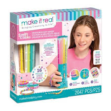 Swift Clicks Heishi Bracelet Maker with colorful Heishi beads and quick-click assembly system
Heishi Beads