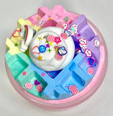 Waffletopia Slime with delicious waffle scent for sensory play