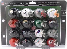 NFL Tracker Helmet Set – Official Collectible Display Helmets