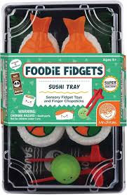 Foodie Fidget Sushi Tray realistic sushi-themed sensory fidget toy set for food lovers